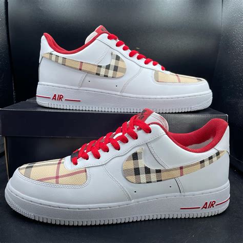 burberry air force 1s|burberry af1 custom.